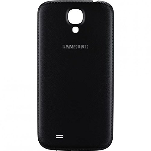 TPC© Tapa de Bateria Original Samsung Galaxy S4 i9500 Black Edition (Simil Piel), Negro