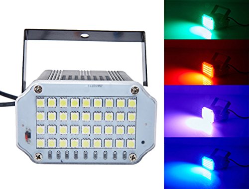 uz estroboscópica Latta Alvor Luces estroboscópicas 36 LED ultrarrápidas luz de la de la etapa sonido activado y control de velocidad luces disco