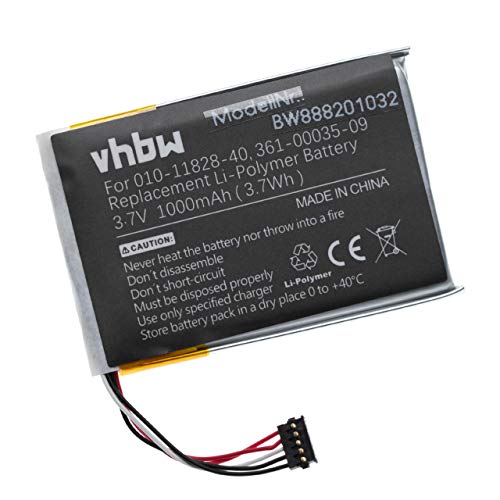vhbw Batería Compatible con Garmin T 5 Mini, TT 15 Mini Collar para Perros adiestrador - 1000mAh (3,7V) polímero de Litio