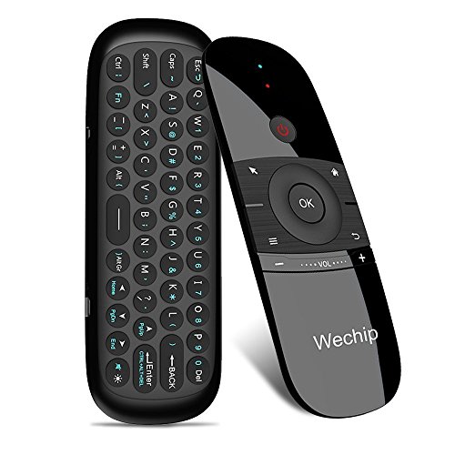 WeChip Mini Air Fly Mouse Remote 2.4G Control de detección de movimiento con teclado para Android TV Box/PC/TV