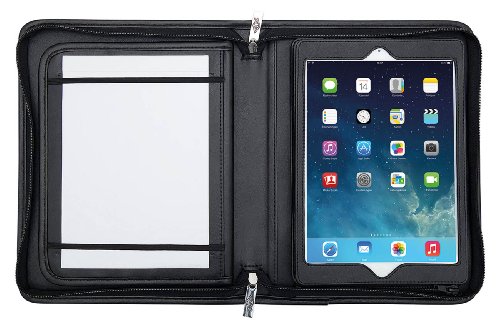Wedo Elegance - Funda para Apple iPad Air (con compartimentos para accesorios), negro