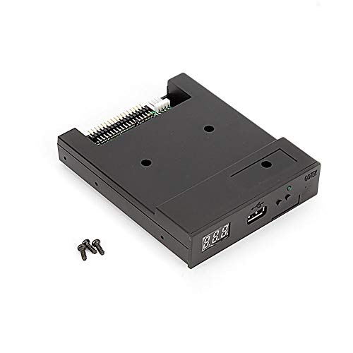 Zerone Sfr1m44-u100k Emulador USB de 3,5 cm, emulador de disquete de 1,44 MB, color negro