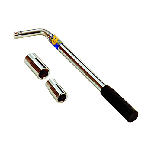 Carpoint 0678013 - Llave para pernos de ruedas (17, 19, 21 y 23 mm)
