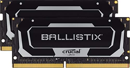 Crucial Ballistix BL2K16G32C16S4B 3200 MHz, DDR4, DRAM, Memoria Gamer Kit para Ordenadores portátiles, 32GB (16GB x2), CL16, Negro