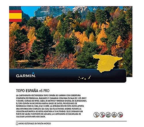 Garmin - Topo Spain v6 Pro MicroSD/SD, Color 0