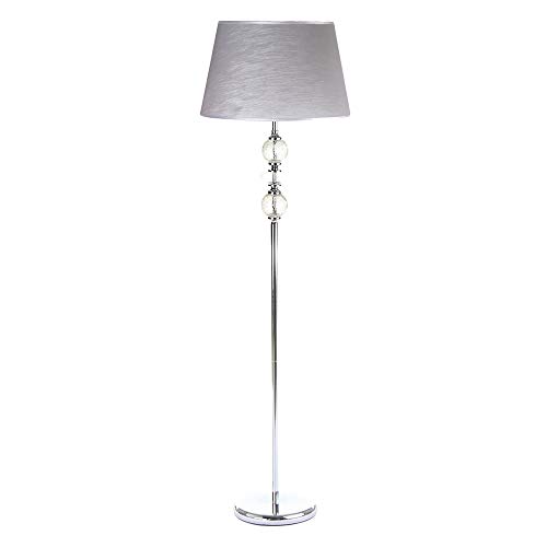Lámpara de pie moderna blanca de metal para salón Fantasy - LOLAhome