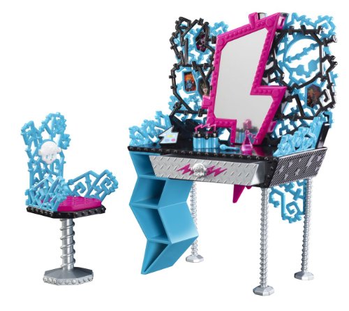Mattel Monster High Y0404 - Tocador de Frankie Stein con Accesorios