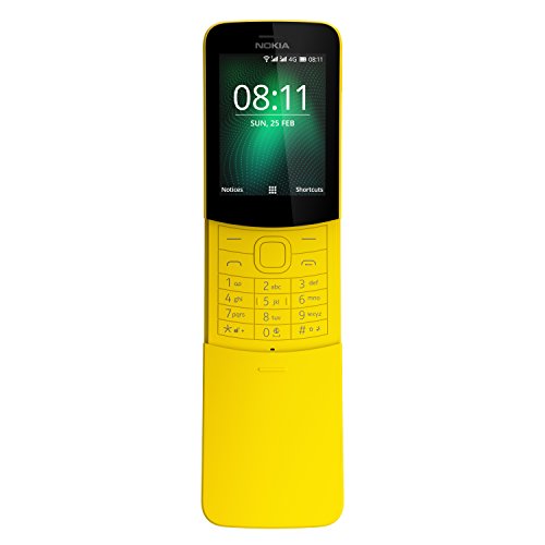 Nokia 8110 - Mobilephone de 2.45" (Memoria de 4 GB, cámara de 2 MP), Color Amarillo