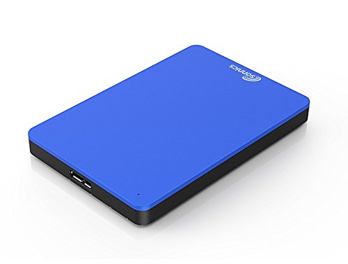 Sonnics 320GB Azul Disco duro externo portátil de Velocidad de transferencia ultrarrápida USB 3.0 para PC Windows, Apple Mac, Smart TV, XBOX ONE y PS4