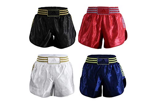 adidas Martial Arts Muay Thai Kick Boxing Shorts, Unisex Adulto, Negro, Large