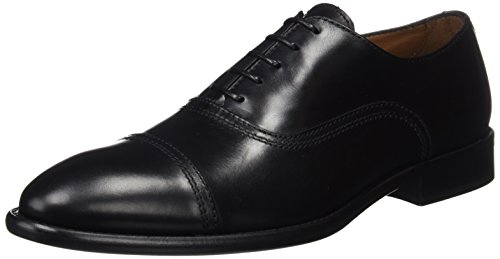Lottusse L6553, Zapatos de Cordones Oxford para Hombre, Negro (L O N D.o L D Negro), 45 EU