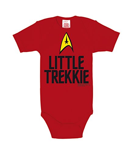Star Trek Little Trekkie Mono, Rojo (Red), 2 Mes para Bebés