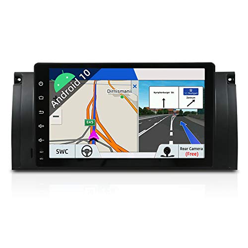 Autoradio Android 9 Car Radio GPS Navegación Compatible para 5 E39 | M5 |Canbus Cámara trasera |1 DIN 9 pulgada 2G+32G |Pantalla LCD Táctil |SD |USB|DAB+ Soporte |3G/4G |WLAN |Bluetooth| MirrorLink