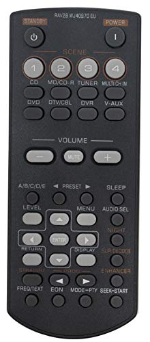 ALLIMITY RAV28 Mando a Distancia reemplazado por Yamaha Digital Home Theater Receiver HTIB-6800 HTR-6030 RAV28-WJ40970EU RX-V361