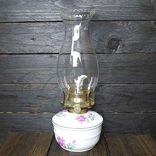 GCMJ Lamparas De Aceite Quinque Tabla Retro Lámpara Arte Hecho a Mano de cerámica Decoración Nostalgia de la lámpara Candil Antiguo