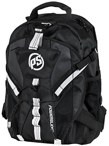Powerslide Fitness Backpack Mochila tipo casual, 42 cm, 16 liters, Negro (Black)