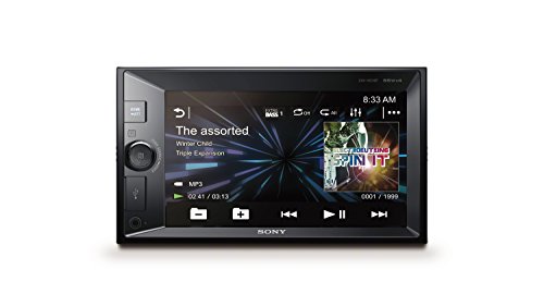Sony XAVV631BT - Reproductor 2DIN para Coche (Bluetooth y NFC, Pantalla de 6,2", Control por Voz, Extra Bass, Tomtom Nav, Siri Eyes Free y Potencia de 55 W x 4), Negro
