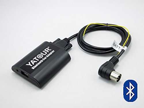 Adaptador Bluetooth para coche Volvo, estéreo digital para coche AUX, manos libres, con carga USB y entrada de audio de 3,5 mm para Volvo C70 S40 S60 S80 V40 V70 XC70 1995-2009 (BTA-VOLHU)