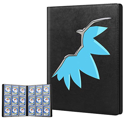 Cpano Card Holder Book Estuche para Pokemon Trading Carsd, Tiene Capacidad para hasta 396 Tarjetas. Carpeta de álbum de Titular Compatible con 22 páginas Premium de 18 Bolsillos (Azul)