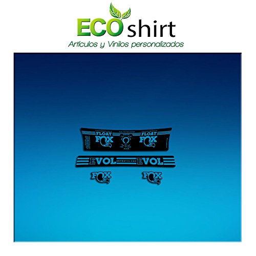 Ecoshirt 9E-3SK4-R9D0 Pegatina Sticker Shock Fox Performance Series Float Am192 Aufkleber Decals Autocollants Amortiguador, Azul