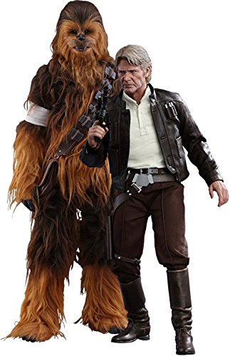 Hot Toys HT902761 - Juego de Figuras Han Solo y Chewbacca Star Wars The Force Awakens (6 Escalas)