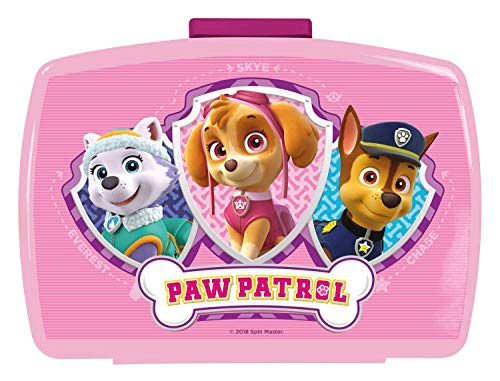 p:os Paw Patrol Design Lonchera de Plástico, Multicolor
