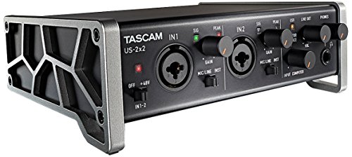 Tascam US-2x2 – Interfaz audio/MIDI USB (2 entradas, 2 salidas)