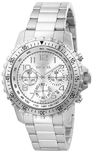 Invicta 6620 Specialty Reloj para Hombre acero inoxidable Cuarzo Esfera plata