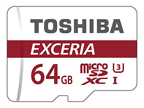 Toshiba EXCERIA M302-EA - Tarjeta de memoria MicroSDXC de 64GB (UHS-I, Clase 10)