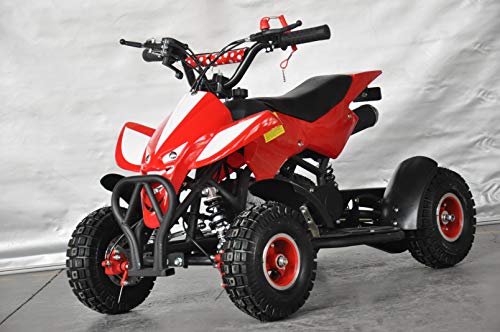 Mini quad infantil Raptor/Mini quad para niños de 3 a 8 años/Motor 49cc 2 tiempos (ROJO)