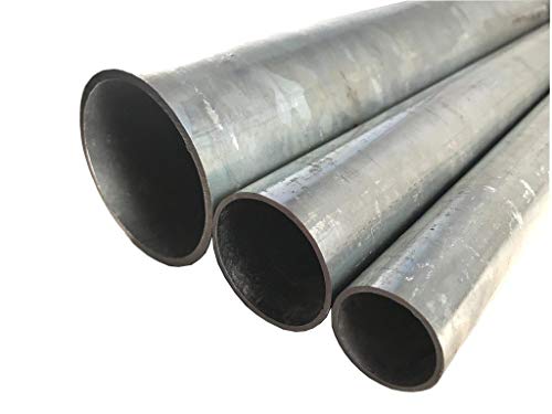 Tubo de acero galvanizado, de 6 a 76,1 mm de diámetro, hasta 2 metros de longitud, Ø 33,7 x 2mm (2000mm), 1