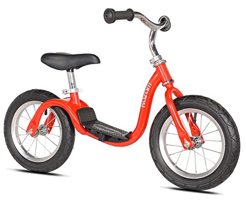 KaZAM - Bicicleta de equilibrio sin pedales, color rojo (KZM15RD)