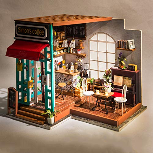 DIY Doll House - DIY Doll House Miniatura Kit Romántica Casa de Regalo de Madera Juguete para niños o Novias