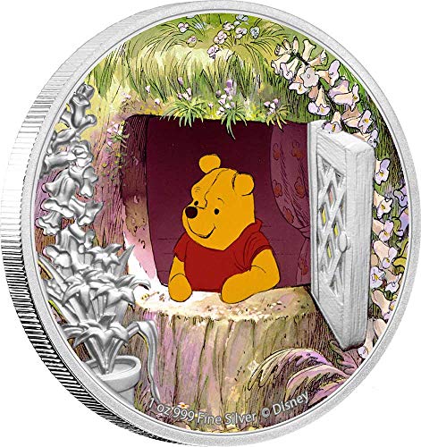 Power Coin Winnie The Pooh Disney 1 Oz Moneda Plata 2$ Niue 2020