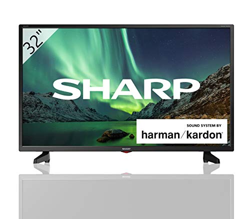 Sharp 32BB3E - TV de 32" (resolución 1368 x 720, 3x HDMI, 2x USB) color negro