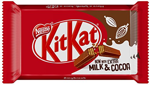 Snack Kit Kat Chocolatina, 45 g, 36 unidades