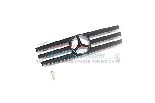 R/C Scale Accessories : Aluminium Grille For Traxxas TRX-4 Mercedes-Benz G500 (82096-4) / TRX-6 Mercedes-Benz G63 (88096-4) - 1Pc Set Black