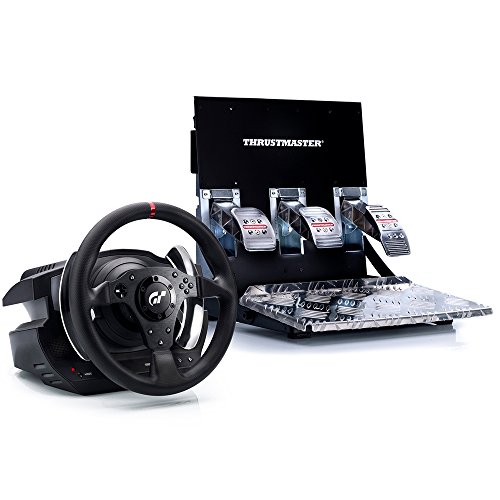 Thrustmaster T500 RS GT6 - Volante - PS3 / PC - Licencia Oficial Gran Turismo 6 - Force Feedback - Pedalera metalica de 3 pedales con 2 posiciones de montaje