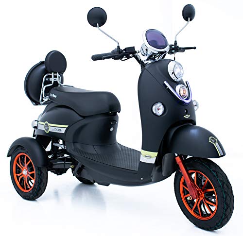 Green Power Scooter electrico de Movilidad Moto Para Personas Mayores | Recreativo adulto 3 ruedas hasta 25 km/h 60V 100AH 600W