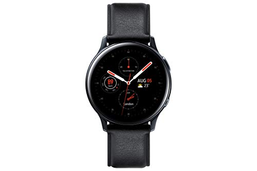 SAMSUNG SM-R820NSKAPHE Galaxy Watch Active 2 - Smartwatch de Acero, 44mm, color Negro, Bluetooth [Versión española]