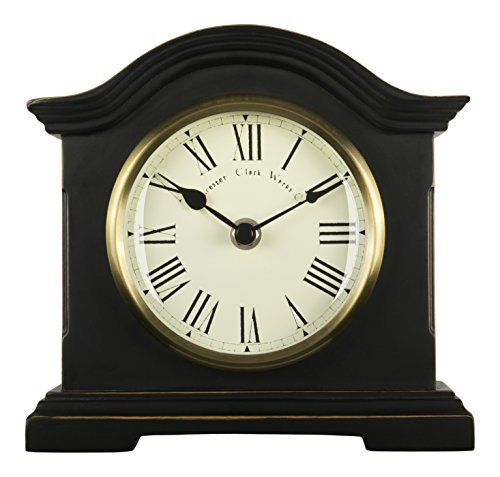 Towcester Clock Works Co. Acctim 33283 Falkenburg Reloj de Chimenea, Color Negro