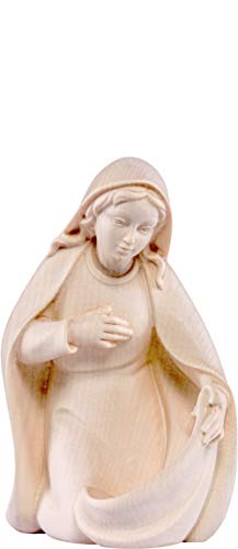 Figura de la Virgen María Tallada en Madera para Nacimiento de 20 cm - Belén Artis Demetz Deur