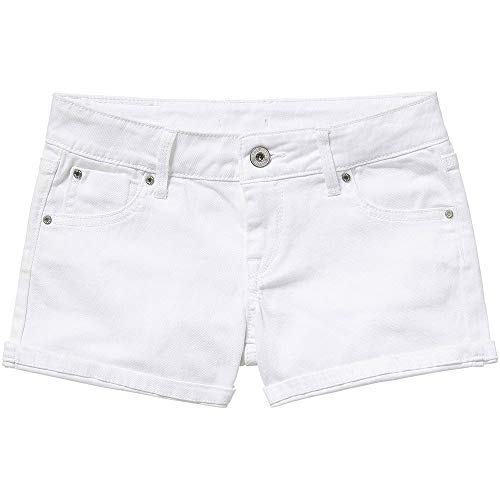 Pepe Jeans Foxtail Bañador, Blanco (000denim 000), 8-9 años (Talla del Fabricante: 8) para Niñas