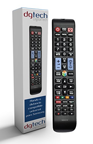 DigitalTech® - Mando Universal para televisores Samsung Smart 3D. Compatible con más de 340 Modelos de mandos Samsung.