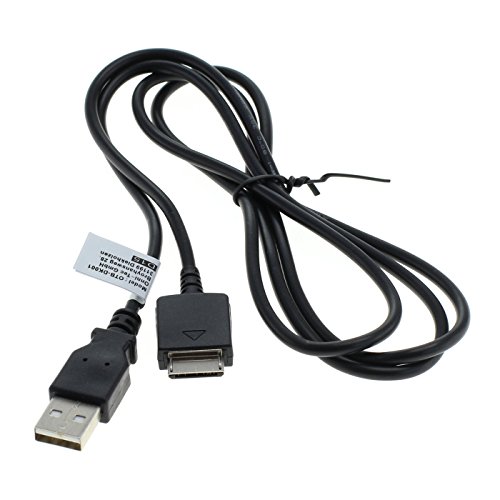 OTB - Cable de datos para Sony MP3 Walkman Player, USB a WM-PORT