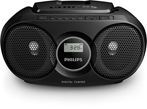 Philips AZ318B/12 - Reproductor CD (USB, MP3-CD, Radio FM) color negro