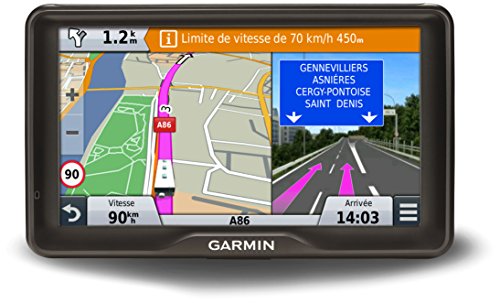 Garmin 760LMT-D - Sistema de navegación GPS (para la UE, Pantalla TFT de 7pulgadas, 17,8 cm, 800 x 480 píxeles, Ranura para Tarjeta SD), Negro (Reacondicionado)