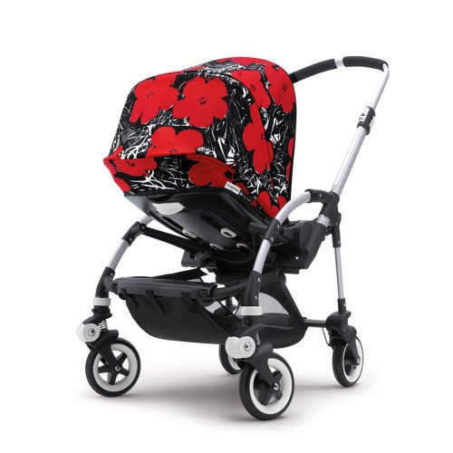 Bugaboo Bee Sun Canopy - Andy Warhol Flowers (Special Edition) by Bugaboo