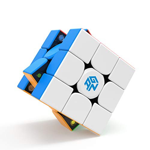 GAN 354 M v2 Cubo de Velocidad magnética 3x3 Magic Cube sin Etiqueta GAN354 M Ver.2020 Puzzle Toy para niños y Manos pequeñas