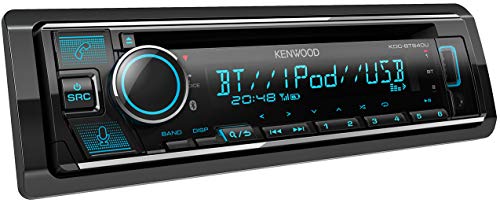 Kenwood KDC-BT640U - Radio para Coche con Reproductor de CD y Bluetooth (sintonizador de Alto Rendimiento, procesador de Sonido, USB, AUX, Control de Spotify, 4 x 50 W, iluminación Variable)
